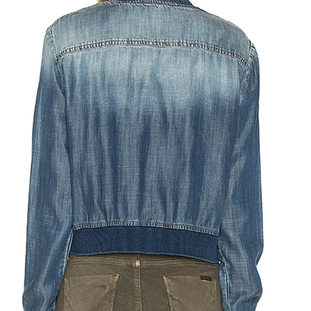 Anthropologie Blue Jean Jacket - Picture 3 of 5